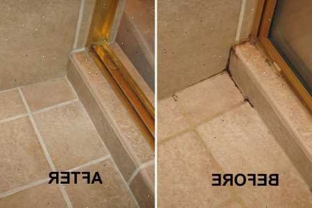 Hur snabbt reparera kakel badrum dusch. Ta bort skadade plattor tillsammans med fästmassa (cement i plattor).
