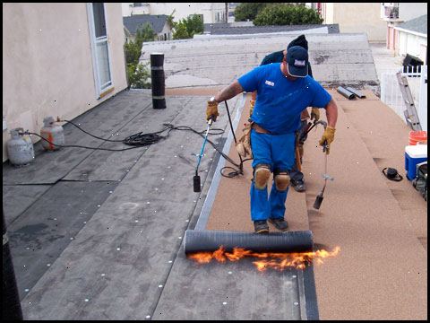 Hur installera brännaren ner takläggning. Ta bort alla gamla tak, skräp, eller andra föremål från ytan som är att vara överbyggd.