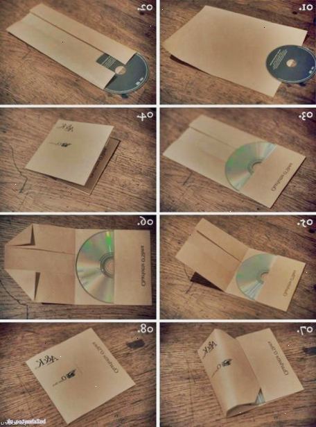 Hur man gör en cd-fodralet från papper