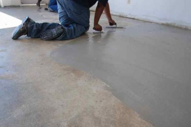 Hur att reparera ett betonggolv. Fastställa omfattningen av problemet.