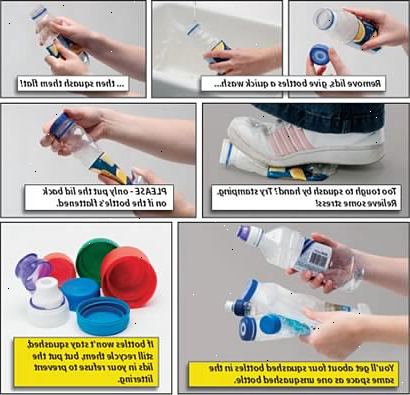 Hur att återvinna plastflaskor. Ta reda på vilken typ av program ditt samhälle har för plast.