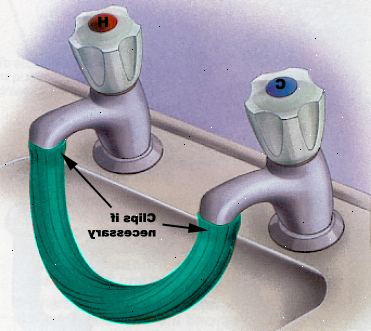 Hur tar man bort en luftsluss från ditt varmvattensystem. Se till att ditt varmvatten är på.