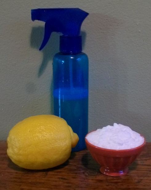 Hur man gör en citronsaft luftfräschare. Tillsätt varmt vatten.