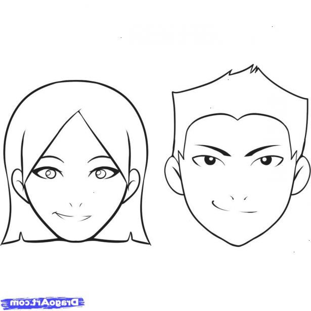 Hur man ritar ett ansikte. Gör en lätt översikt av ett ansikte.
