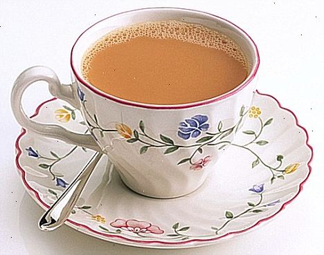 Hur man gör en god kopp te. Plugg i grytan och slå på den.