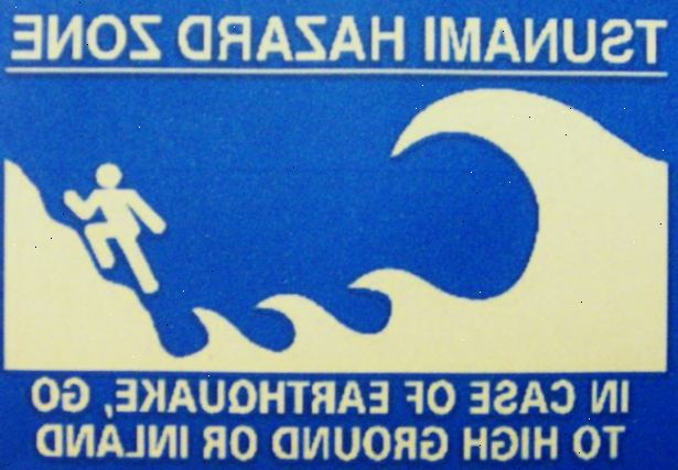 Hur man överlever en tsunami (för barn). Var tsunami medveten.